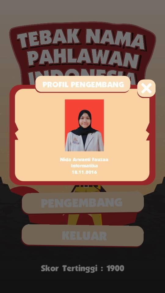 Tebak Nama Pahlawan Indonesia