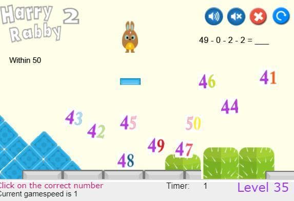 HarryRabby2 Subtraction with 4 numbers FREE screenshot 4