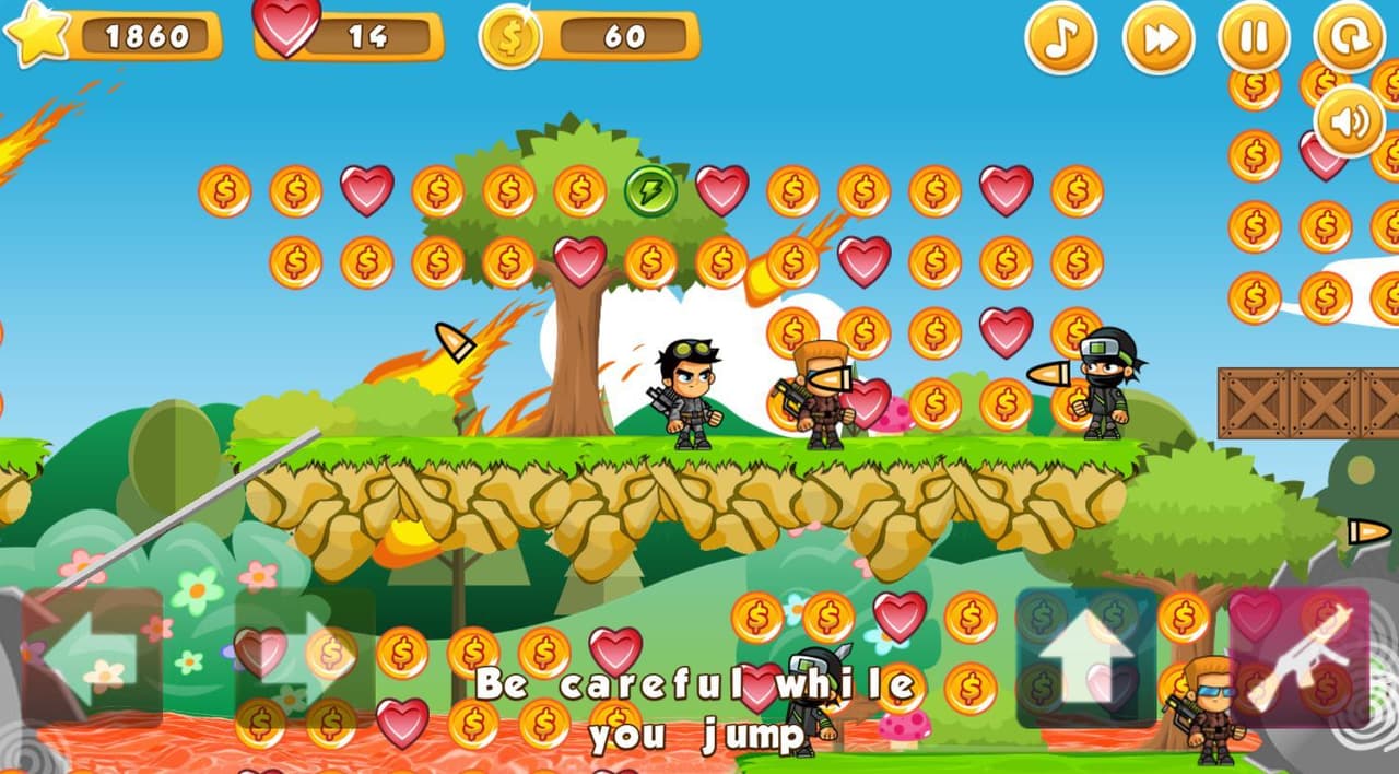 Lava Island: Shooting Action Adventure Platformer screenshot 4