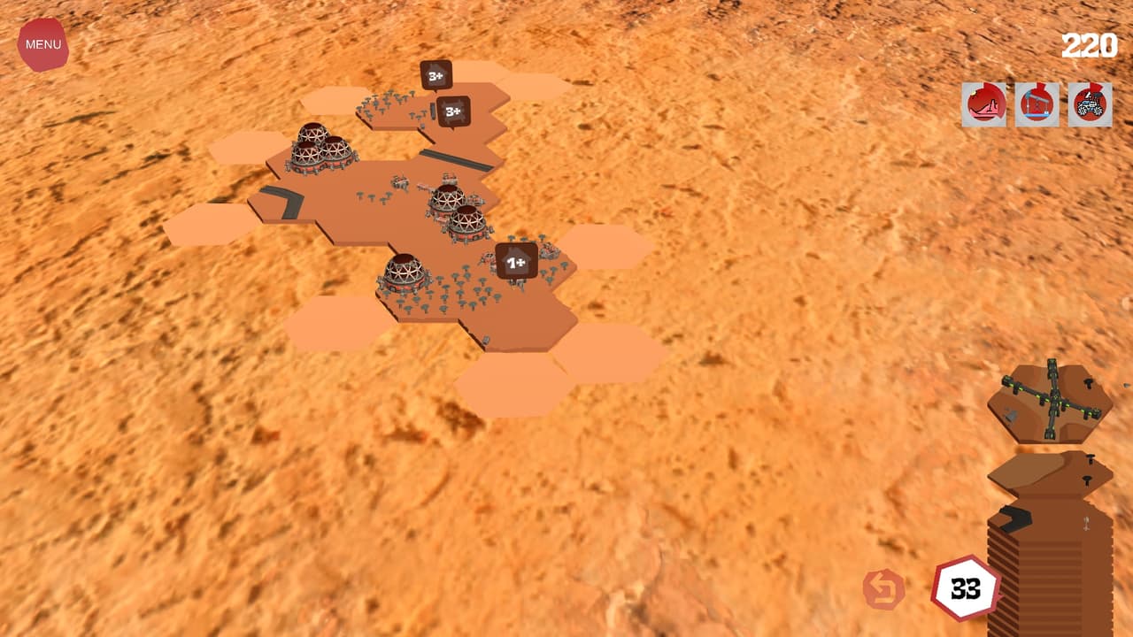 MarsHex - grow your colony on Mars screenshot 2