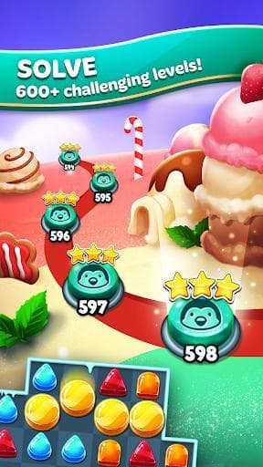 Frozen Frenzy Mania – Match 3 screenshot 4