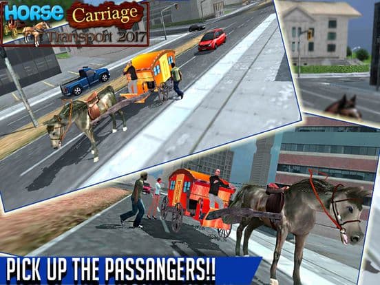 Horse Carriage Transport 3d screenshot 2