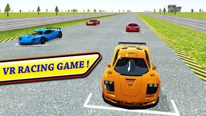 VR Car Racing 3D for Google Cardboard screenshot 2