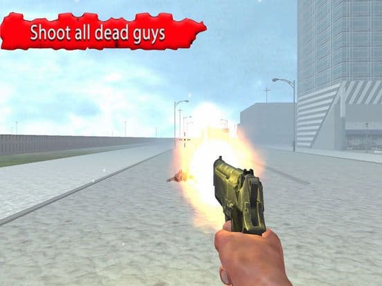 Shooting Zombie In City screenshot 2