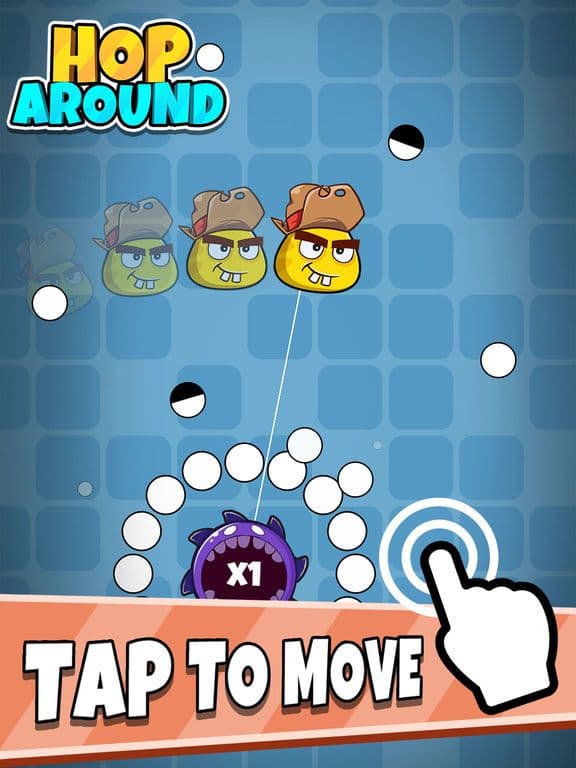 Hop Around!Dont Hit Black screenshot 2