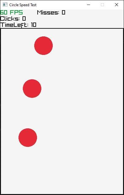 Circle Speed Test