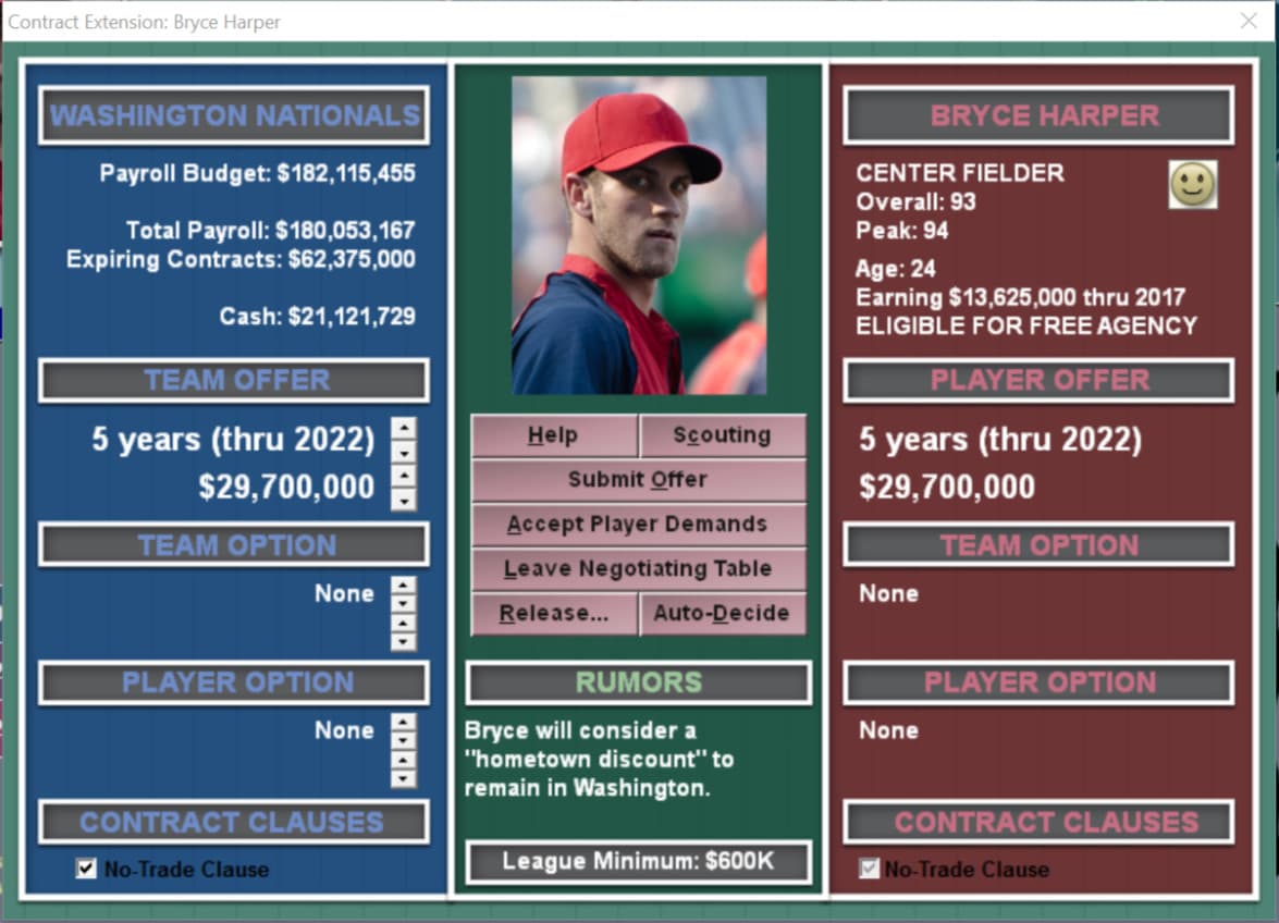 Baseball Mogul 2017 screenshot 2