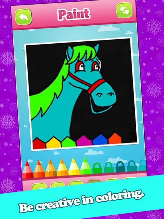 Horse Coloring-Interactive Colorfy Secret Editing
