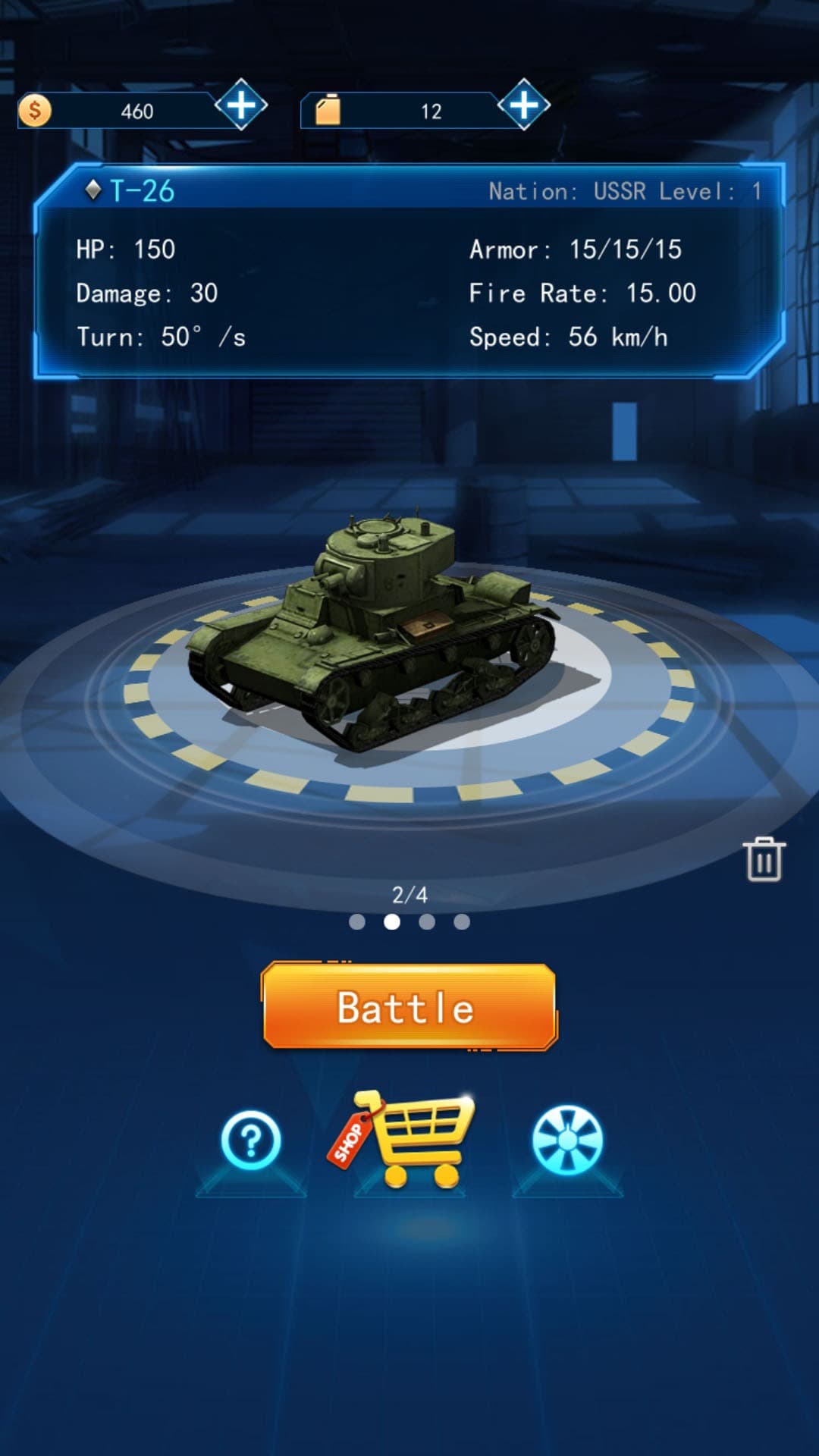 Tiger Tank (itch) screenshot 2
