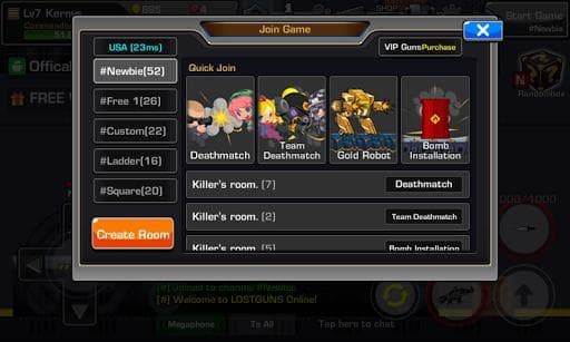 LOSTGUNS: 2D pixel online Shooting game, PVP
