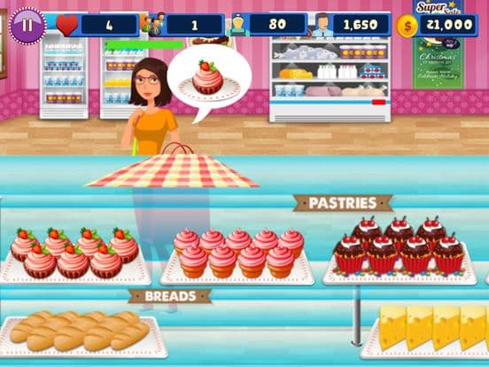 Sweet Bakery Cake Shop Cashier