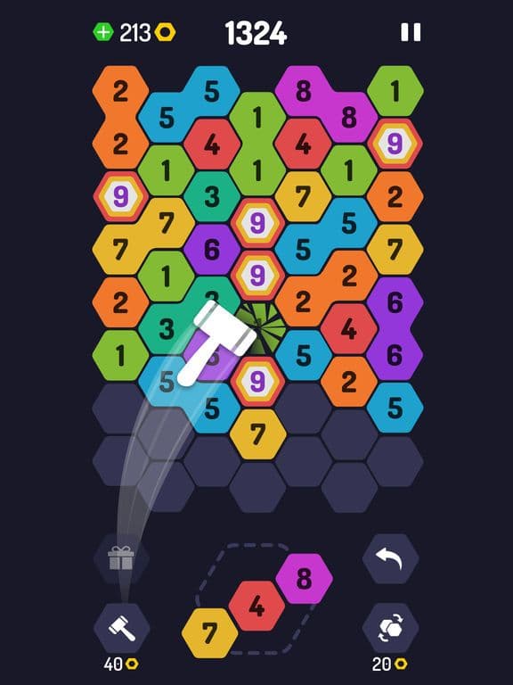 UP 9 - Hexa Puzzle! screenshot 5