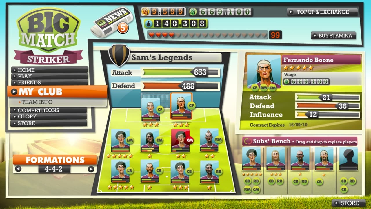 Big Match Striker screenshot 4