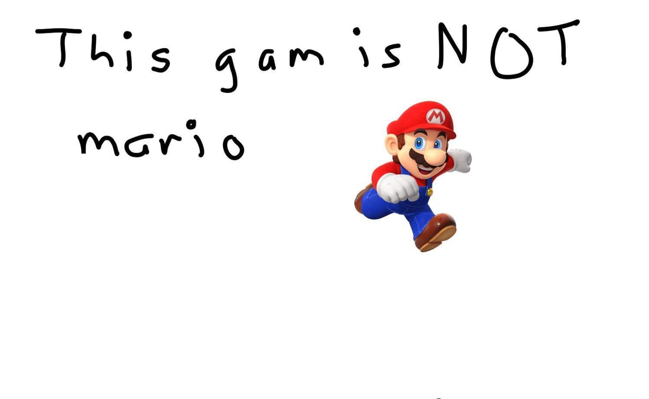 this Game is NoT Mario