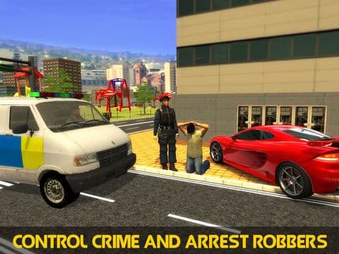 Police Mini Bus Crime Pursuit screenshot 4