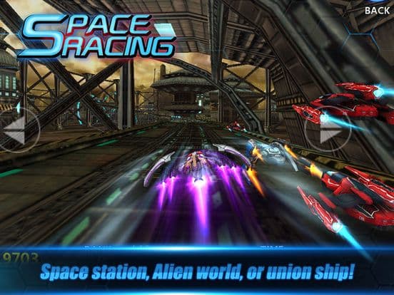Space Racing 3D: Skyfall screenshot 4