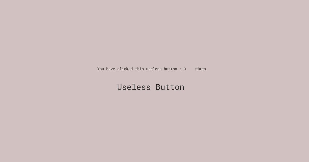 Useless Button screenshot 2