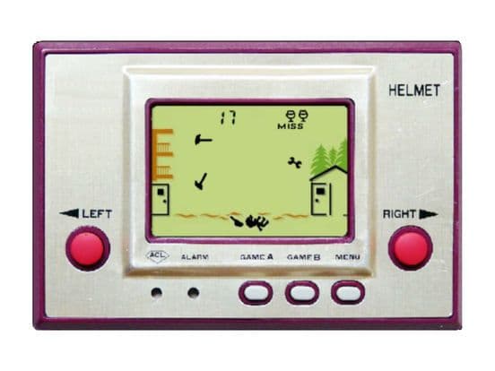 Helmet LCD Game screenshot 3