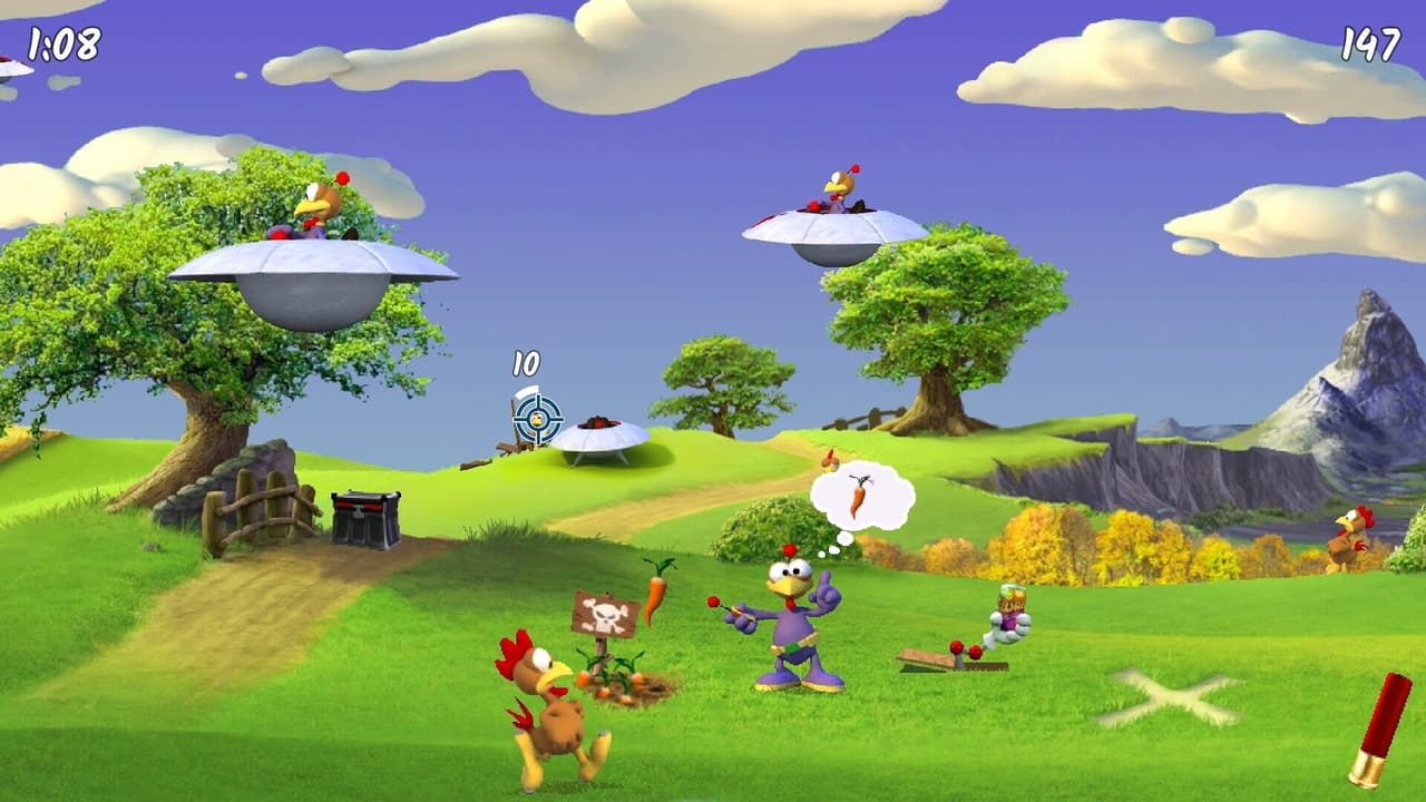 Moorhuhn Invasion - Crazy Chicken Invasion screenshot 2