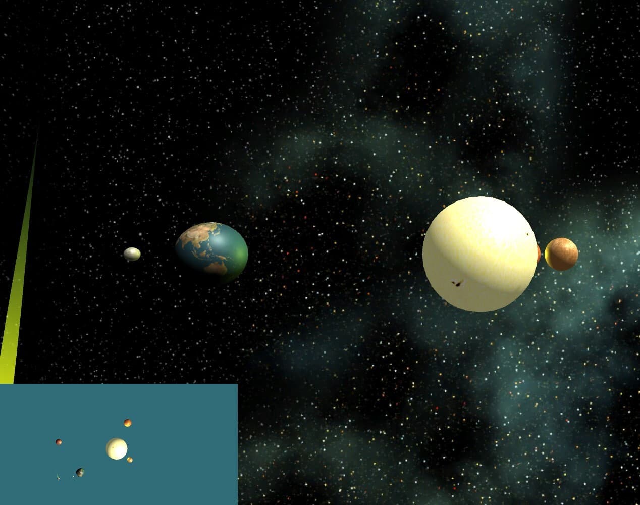 Solar System Simulation (MuhammadAbuBakar) screenshot 2