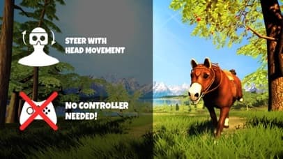 VR Horse Riding Simulator: VR Game for Google Cardboard screenshot 4