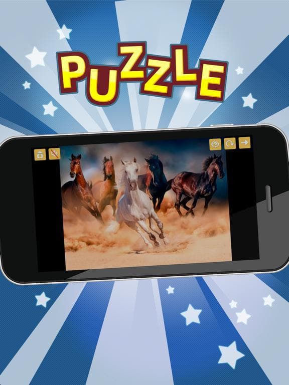Horses jigsaw puzzles for adults. Premium screenshot 4