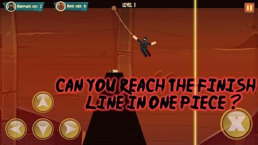 FREE Ragdoll Physics - Ultimate Ninja Swing BLOOD