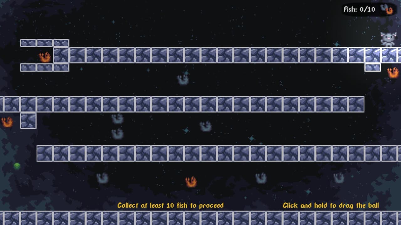 Game where cat needs ball screenshot 2