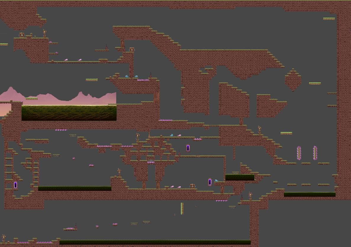 Metroidvania level design screenshot 4