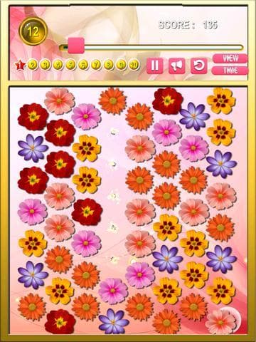 Flower Garden Bubble Dots: Match Threes Across The Board screenshot 4