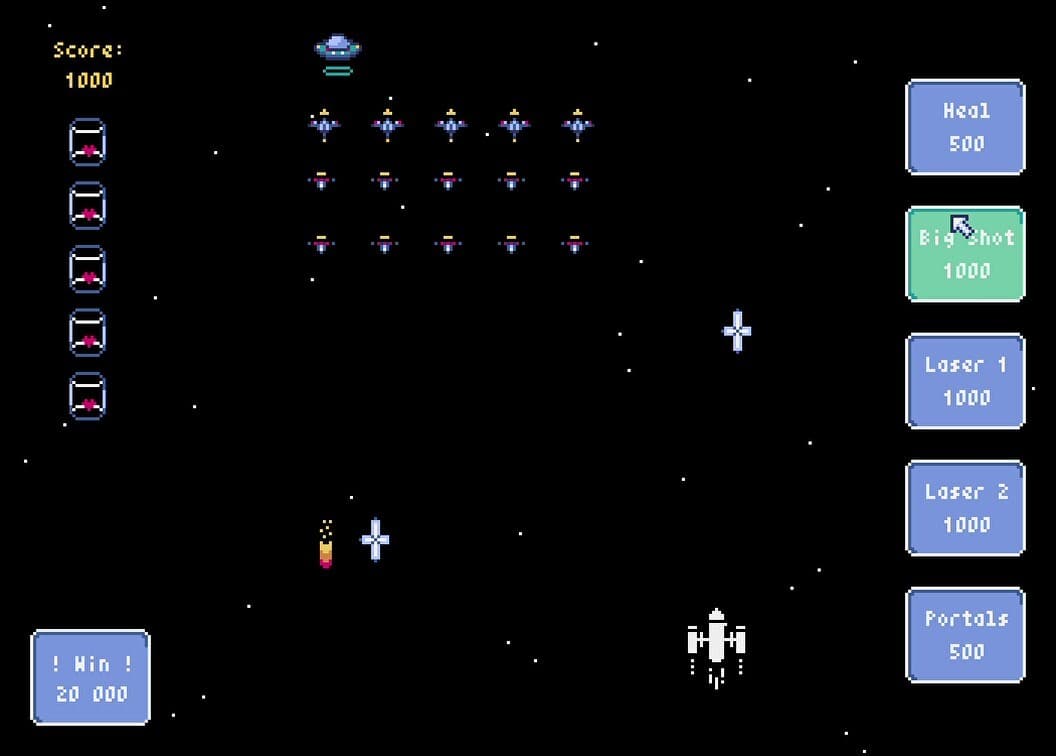 Space Invaders (itch) (Ulysse) screenshot 4