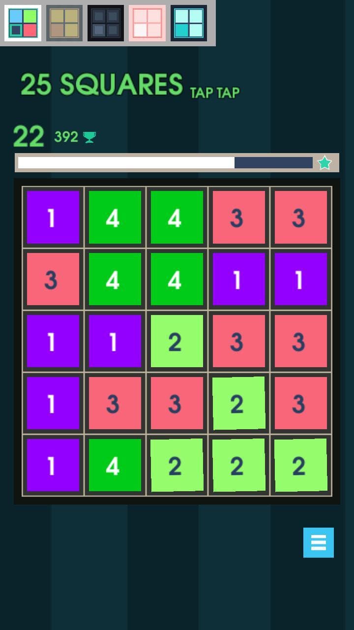 25 Squares - Tap Tap screenshot 5