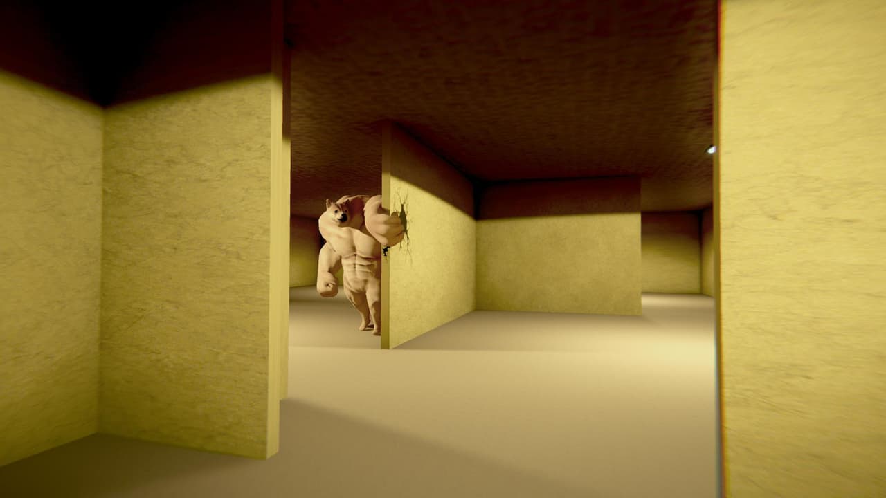 Backrooms Buff Doge Horror screenshot 4