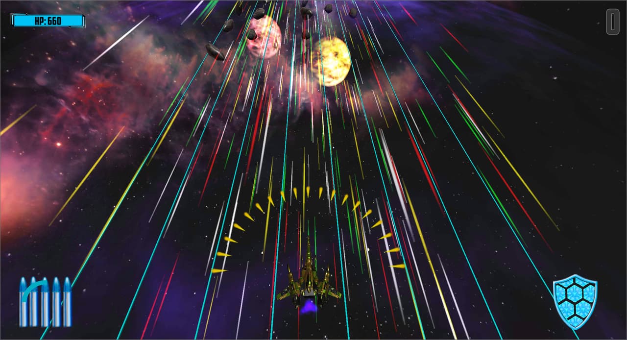 Galaxy 3D Space Defender screenshot 2