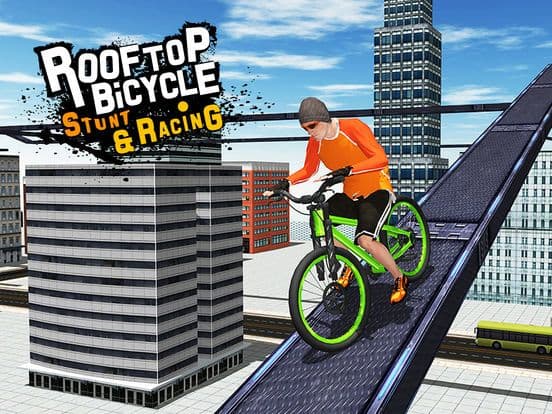 Rooftop bicycle simulator 2019 screenshot 3