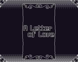 A letter of love