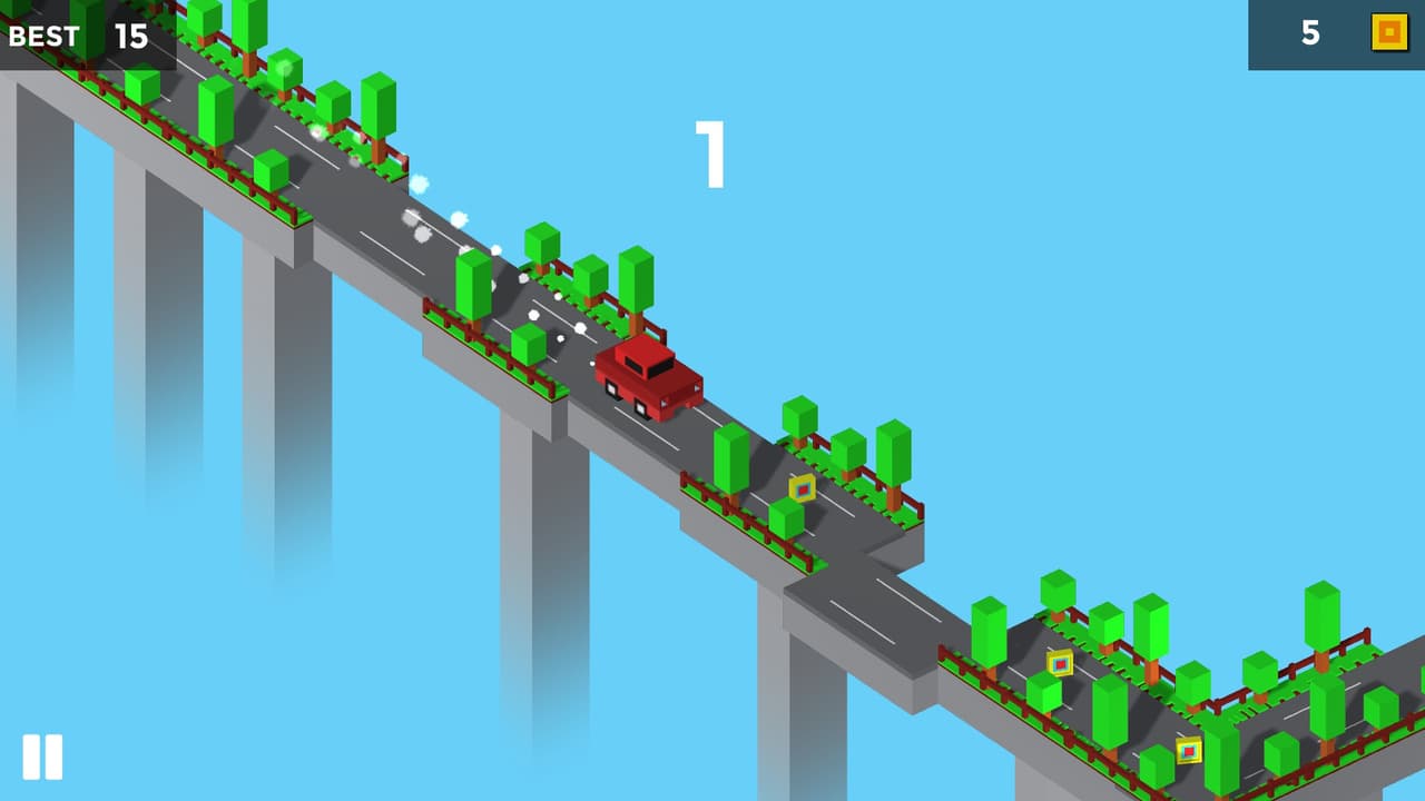 Pixel Traffic: Risky Bridge screenshot 3
