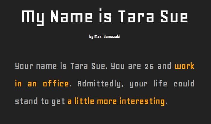 My Name is Tara Sue