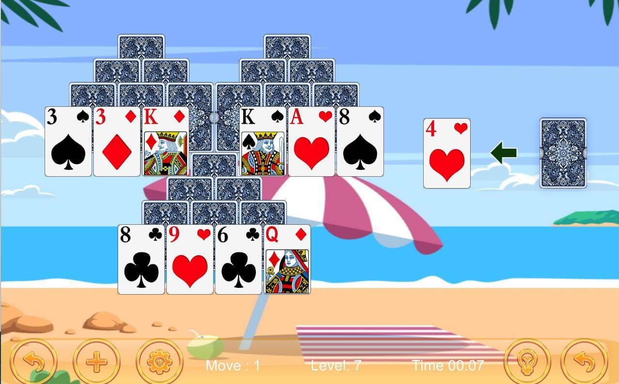 Tripeaks Solitaire (itch) (Cassiopeiae) screenshot 2