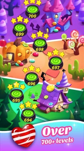 Gummy Candy Blast - Free Match 3 Puzzle Game screenshot 4