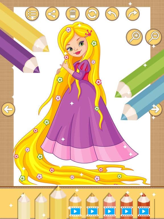 Color My Sweet Little Princess screenshot 4