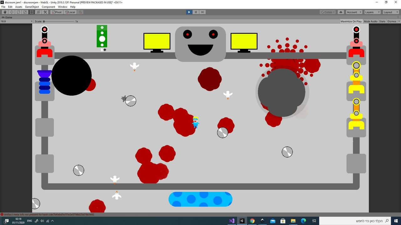 speed boy vs disc robot screenshot 3