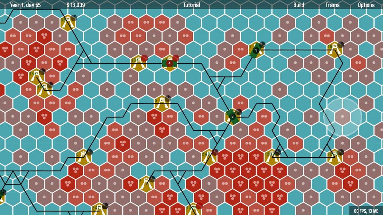 Hex Trams screenshot 2