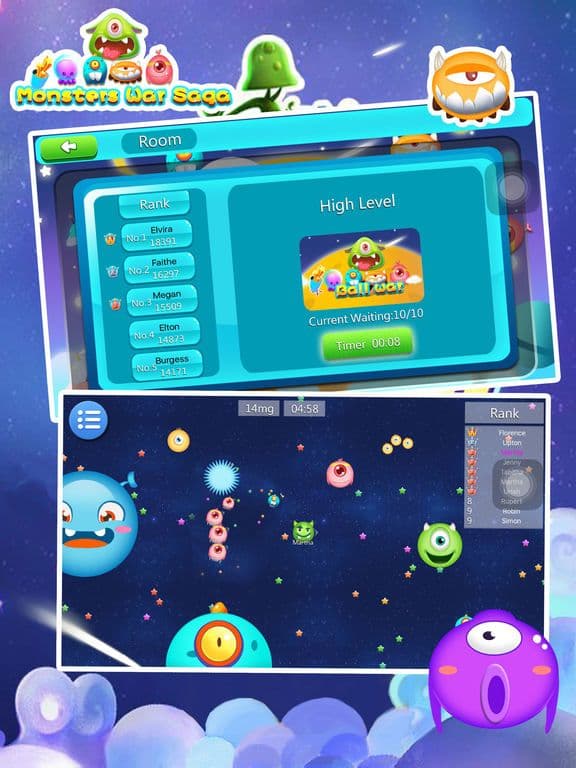 Monsters War Saga - Eat Them All screenshot 4