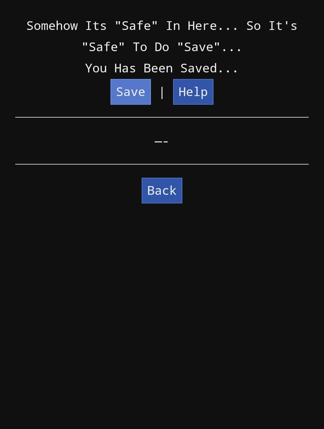 I Beat The Game