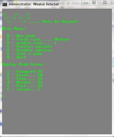 Weakie Beta screenshot 2