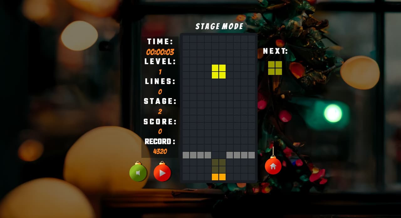 Tetris Christmas screenshot 6