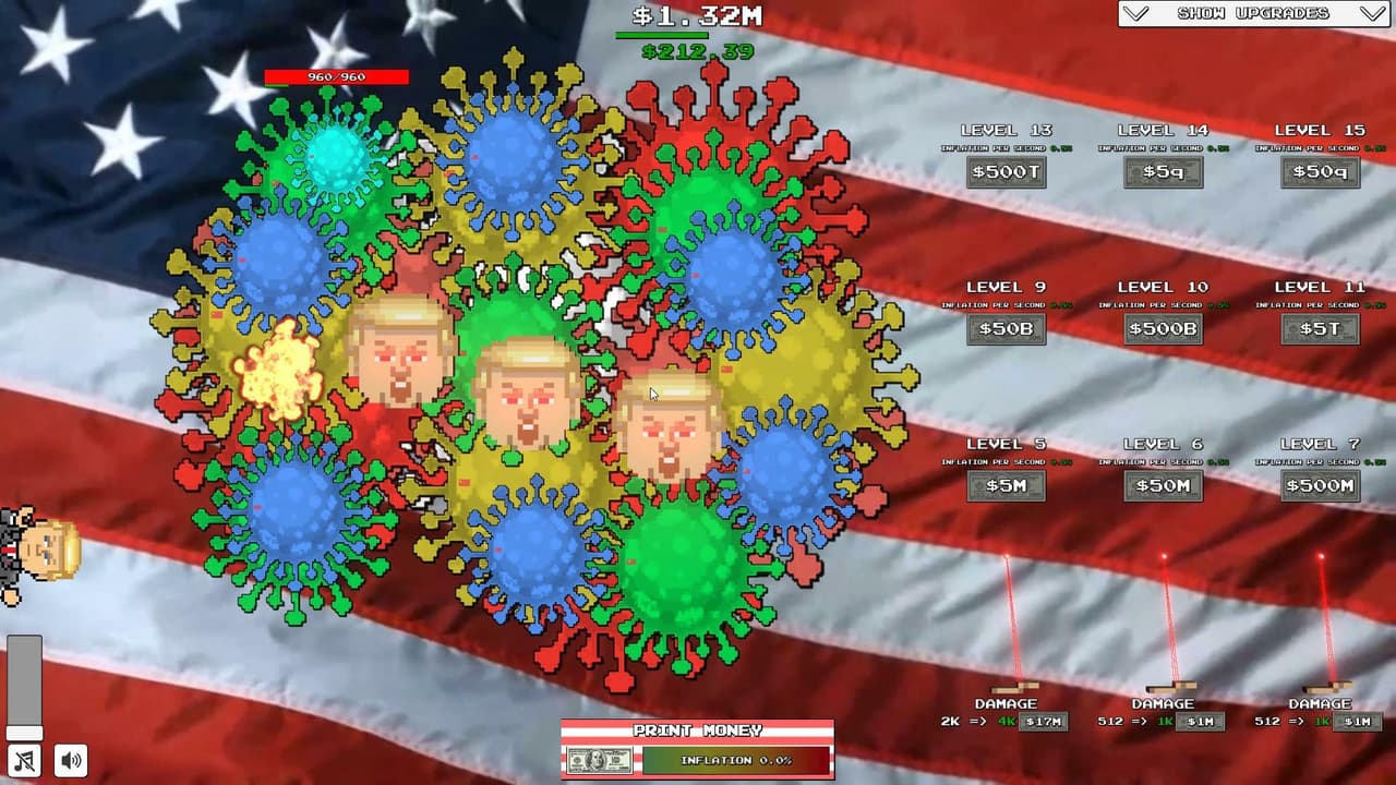 Trump VS Covid: Save The World Clicker