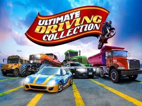 Ultimate Driving Collection 3D Free - Drive Tractors, Cars and Other Vehicles screenshot 2