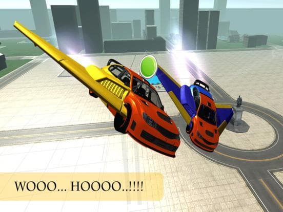 Futur Flying Car Racing: Free Play Flight Simulation screenshot 4